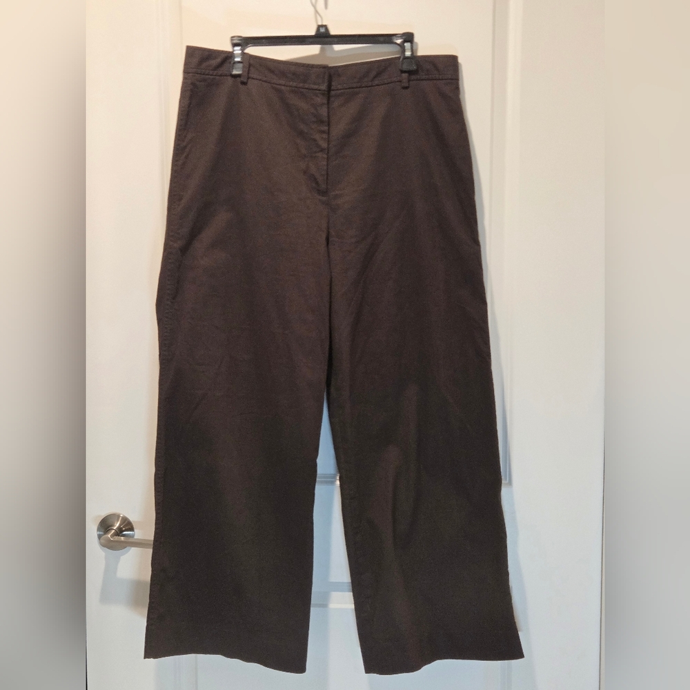 M.M.Lafleur Brown Wide-Leg Pants - Picture 2 of 9